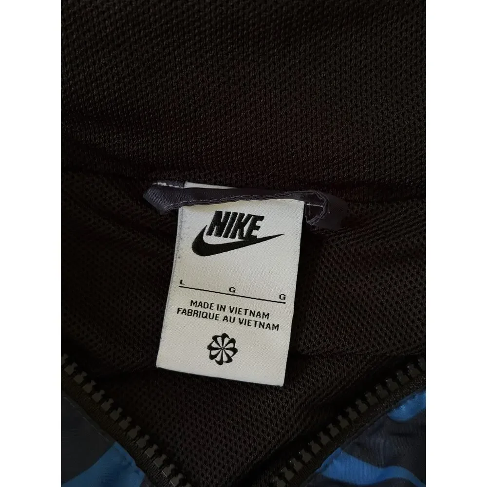 Nike Windrunner Jacket Go The Extra Smile DQ3526-437‎ Blue/Red Men's Sz Large
